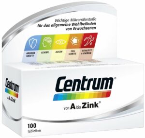 Centrum A - Zink 100 Tabletten