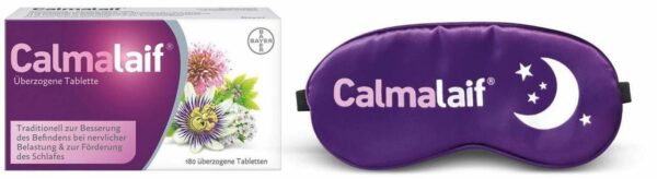 Calmalaif überzogene Tabletten 180 Stück + gratis Schlafmaske