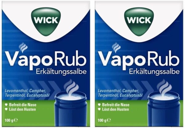 Sparset Wick VapoRub 2 x 100 g Erkältungssalbe