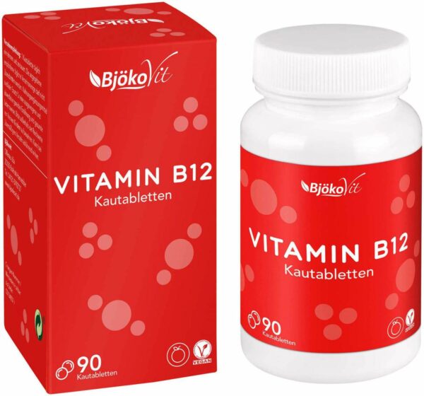 Bjökovit Vitamin B12 Kautabletten Orange 90 Stück