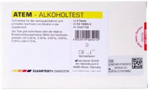 Cleartest Atem-Alkoholtest 5 Stück