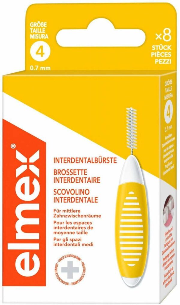 Elmex 8 Interdentalbürsten Iso Gr.4 0