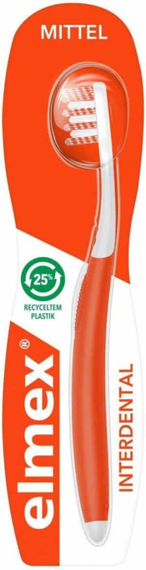 Elmex 1 Interdental Zahnbürste Mittel Kurzkopf