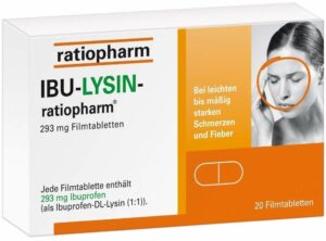 Ibu Lysin ratiopharm 200 mg 20 Filmtabletten