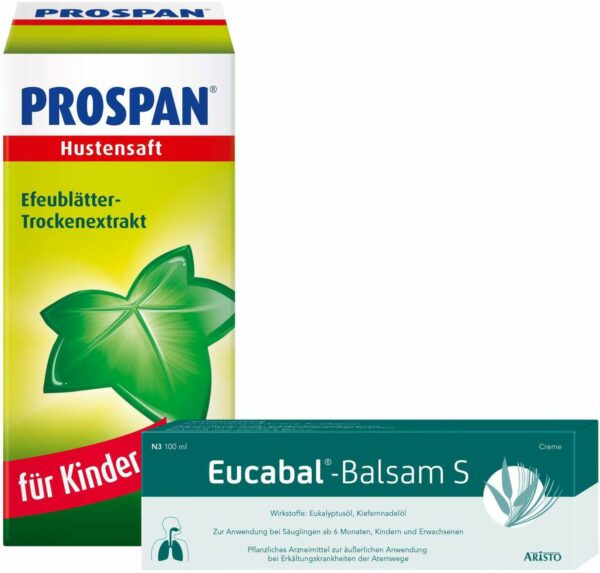Prospan Hustensaft 200 ml Saft + Eucabal Balsam S 100 g