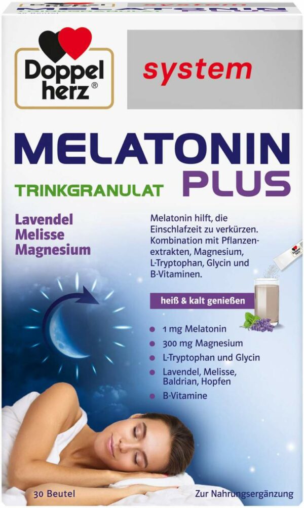 Doppelherz system Melatonin Plus 30 Beutel Trinkgranulat