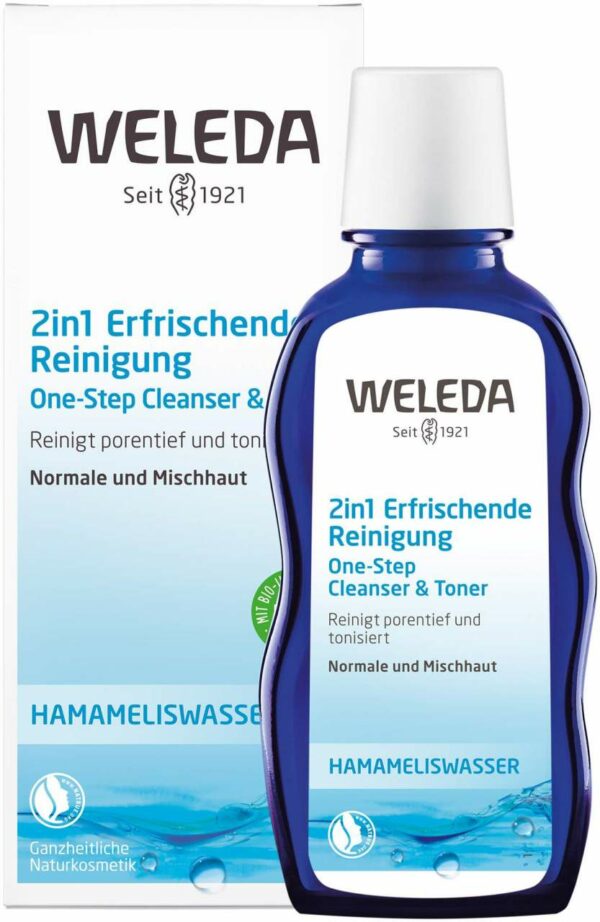 Weleda Erfrischende 2in1 Reinigung 100 ml Milch