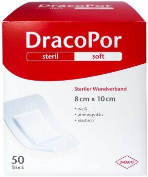 Dracopor Wundverband 8 X 10 cm Steril 50 Stück