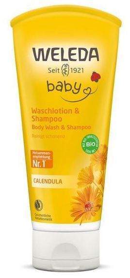 Weleda Calendula Baby & Kind Waschlotion & Shampoo 200 ml