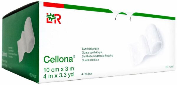 Cellona Synthetikwatte 10 cm X 3 M 4 Stück