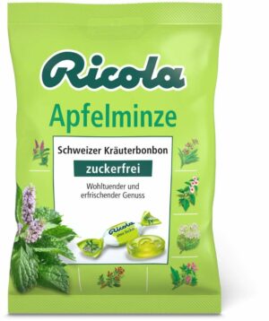Ricola Ohne Zucker Apfelminze 75 G Bonbons