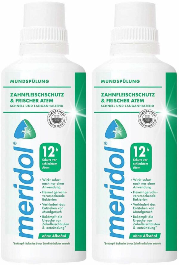 Meridol Zahnfleischschutz & Frischer Atem Mundspülung Doppelpack 2 x 400 ml