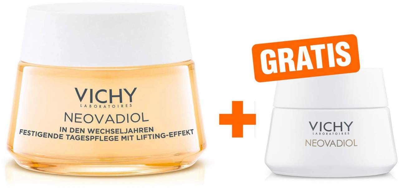 Vichy Neovadiol Tag Normale Haut in den Wechseljahren 50 ml Creme + gratis Nachtpflege 15 ml