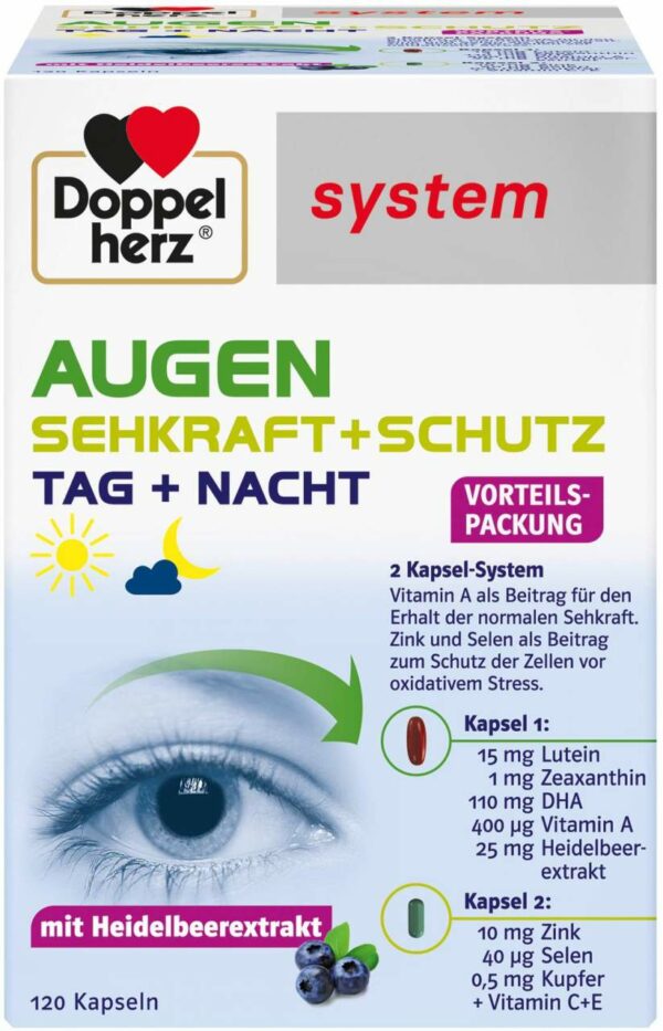 Doppelherz Augen Sehkraft+Schutz System 120 Kapseln