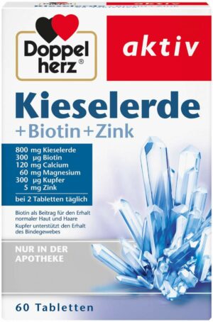 Doppelherz Aktiv Kieselerde Biotin Zink 60 Tabletten
