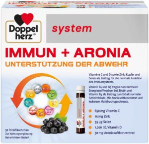 Doppelherz Immun+aronia System 30 Trinkampullen