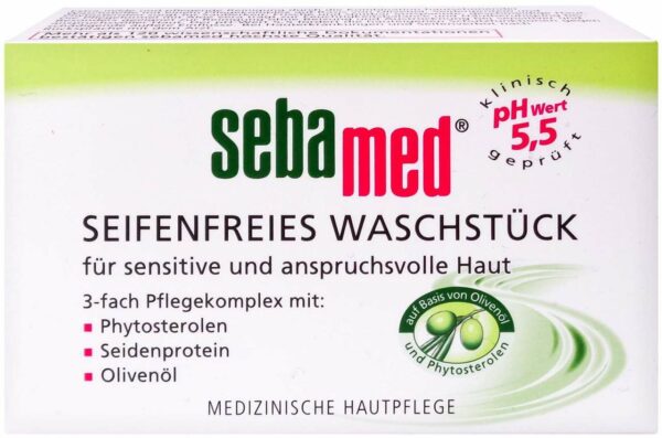 Sebamed Seifenfreies Waschstück Mit Olive 150 G