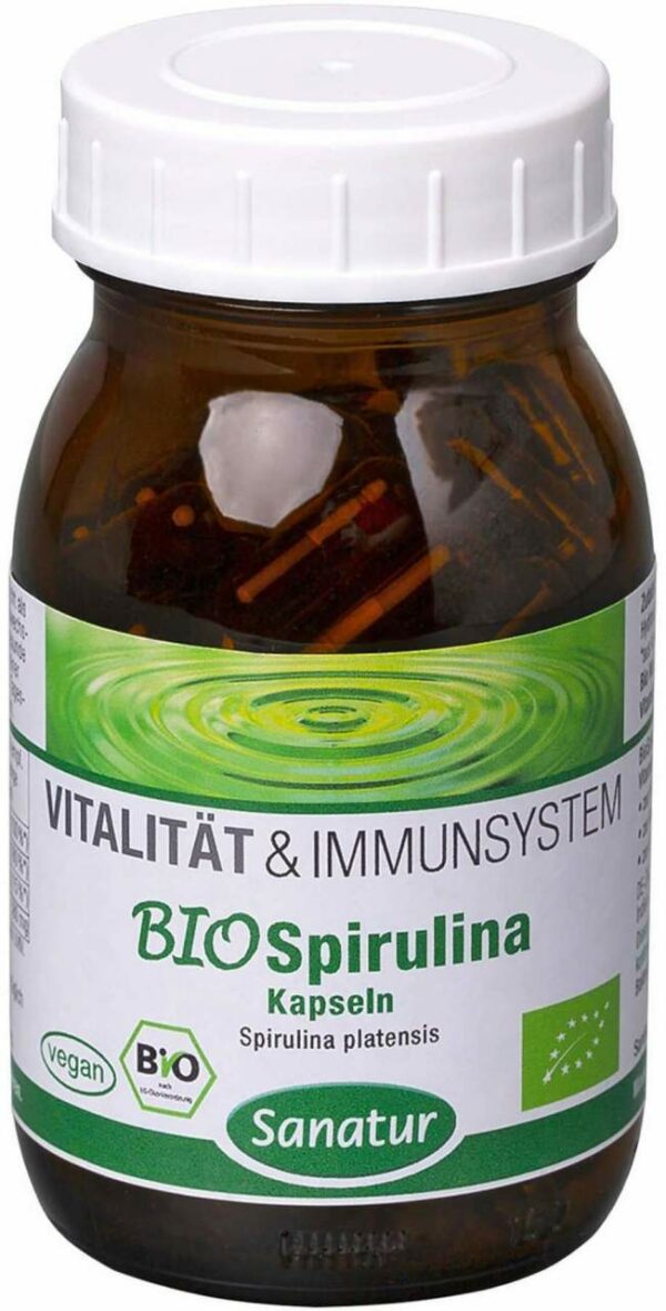 Biospirulina Mikroalgen 100 Kapseln