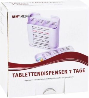 Tabletten Dispenser 7 Tage 1 Stück