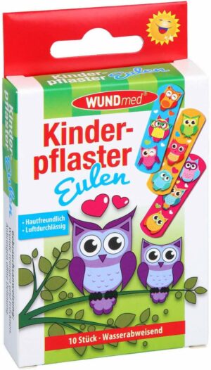 Kinderpflaster Eulen 10 Stück