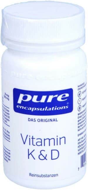 Pure Encapsulations Vitamin K & D 60 Kapseln