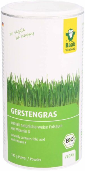 Gerstengras Bio 140 G Pulver