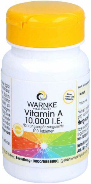 Vitamin A 10.000 I.E. 100 Tabletten