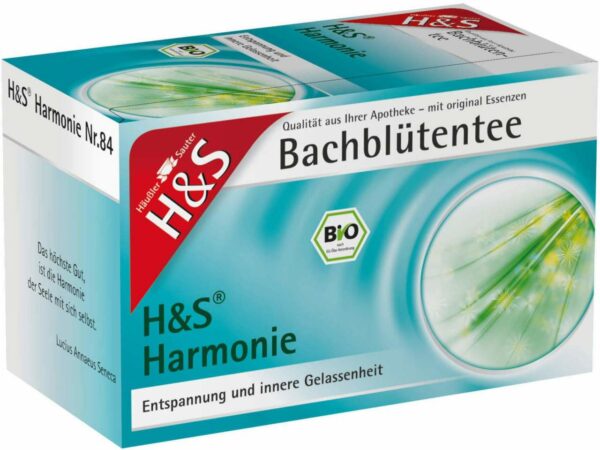H&S Bio Bachblütentee Harmonie 20 Filterbeutel