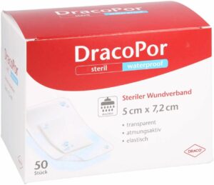 Dracopor Waterproof Wundverband 5 X 7