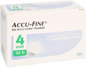 Accu Fine Sterile Nadeln F.Insulinpens 4 mm 32 G 1