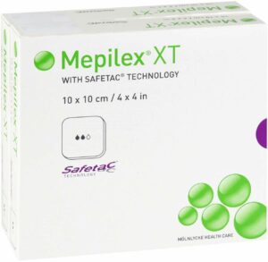 Mepilex Xt 10 X 10 cm Schaumverband 10 Stück