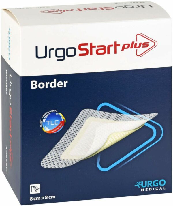 Urgostart Plus Border 8 X 8 cm Wundverband 20 Stück