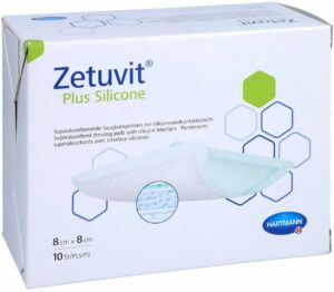 Zetuvit Plus Silicone Steril 8 X 8 cm 10 Stück