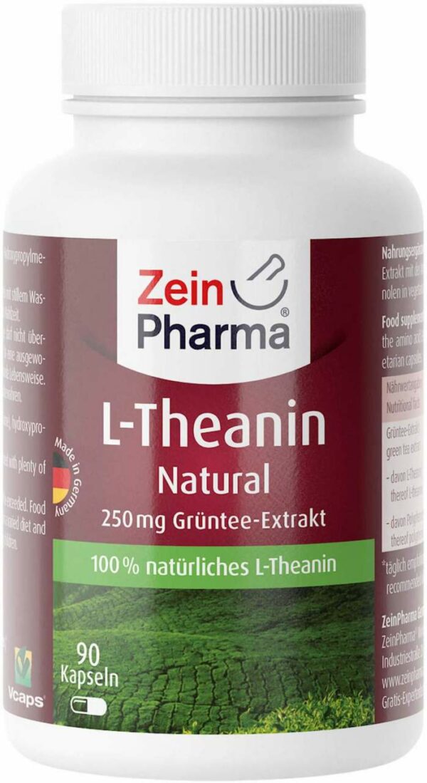 L-Theanin Natural 250 mg 90 Kapseln