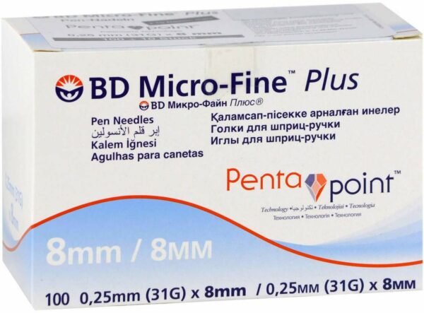 Bd Micro-Fine+ 8 Pen-Nadeln 0