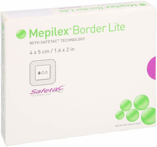 Mepilex Border Lite Schaumverband 4 X 5 cm Steril 10 Stück