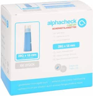 Alphacheck Comfort Sicherheitslanzetten 28 G X 1