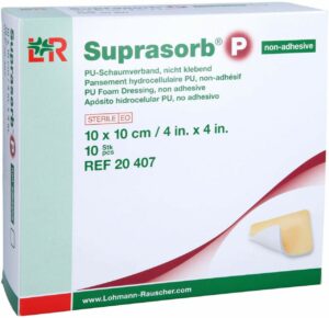 Suprasorb P Pu-Schaumv.Nicht Klebend 10 X 10 cm 10 Stk