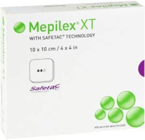 Mepilex Xt Schaumverband 10 X 10 5 Stück