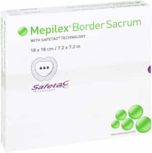 Mepilex Border Sacrum Schaumverband 18 X 18 cm Steril 10 Stück