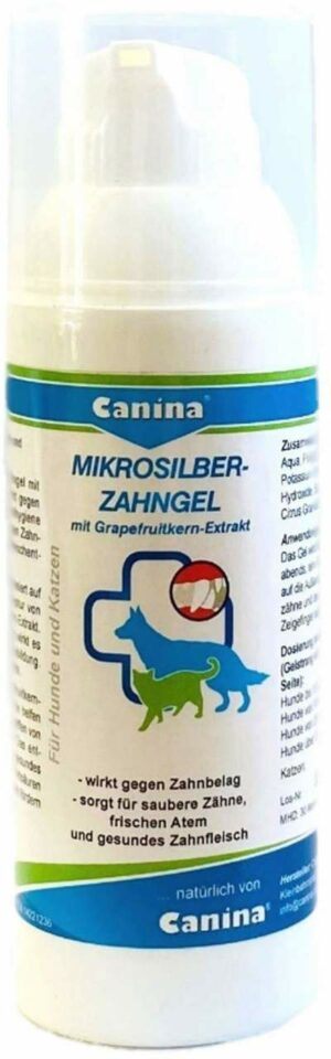 Mikrosilber-Zahngel Für Hunde und Katzen 50 ml