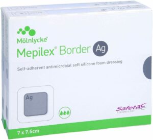 Mepilex Border AG Schaumverband 7 X 7