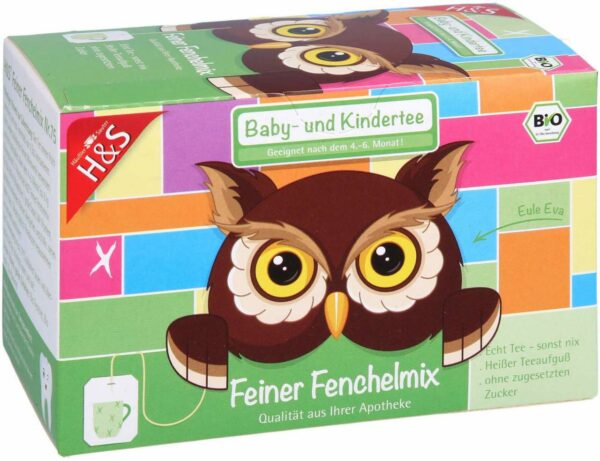 H&S Bio Baby- und Kindertee Feiner Fenchelmix 20 Filterbeutel