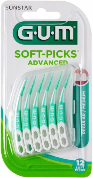 Gum Soft-Picks Advanced Regular 12 Stück
