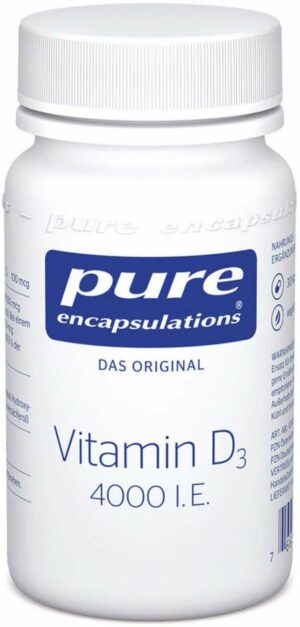 Pure Encalsulations Vitamin D3 4000 I.E. 30 Kapseln