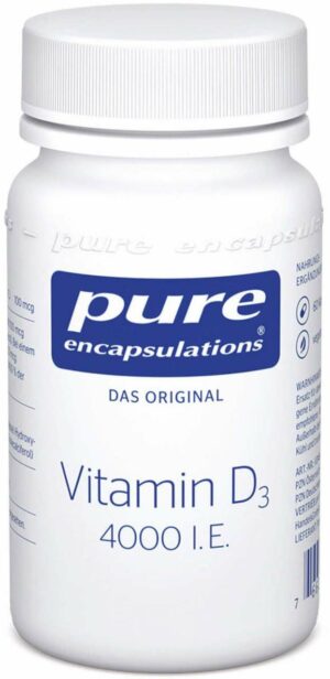 Pure Encalsulations Vitamin D3 4000 I.E. 60 Kapseln