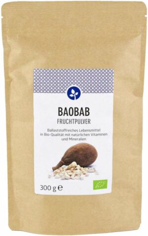 Baobab Bio Fruchtpulver 300 G