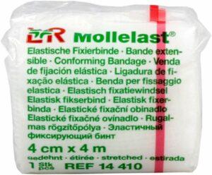 Mollelast Binden 4 cm X 4 M Weiß 20 Stk