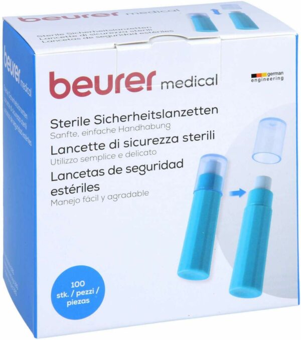 Beurer Sicherheitslanzetten Steril 28 G 2