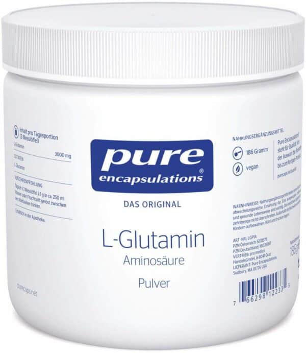 Pure Encapsulations L-Glutamin 186 G Pulver